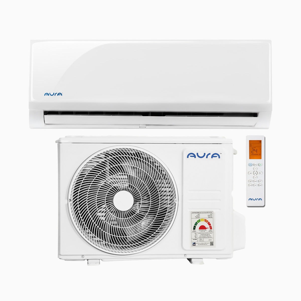 أورا 1.5 حصان - تبريد وتدفئة بتقنية العاكس (12-HP-DN)